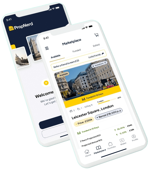 Fractional investment interface